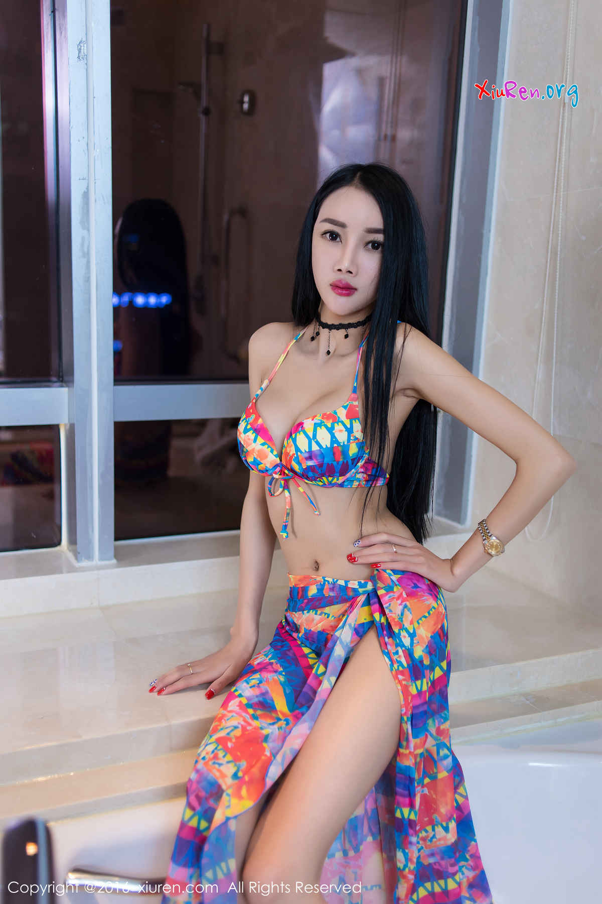 [秀人网XiuRen] N00595 婕西儿 52P